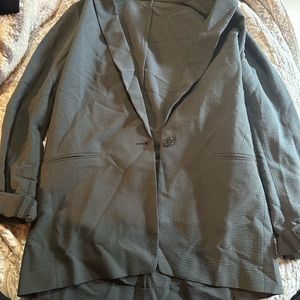 Banana republic tall grey blazer